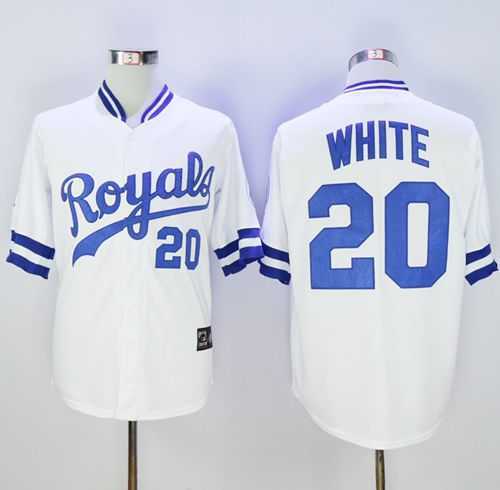 Kansas City Royals #20 Frank White Mitchell And Ness White Throwback Stitched Baseball Jersey Sanguo,We sell and wholesale Kansas City Royals #20 Frank White Mitchell And Ness White Throwback Stitched Baseball Jersey Sanguo on line form chian!